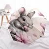 1pc rabbit flower umbrella automatic open/close, 8-Rib Durable Frame, Compact Folding Design, Ideal Birthday/Holiday Gift  1181A