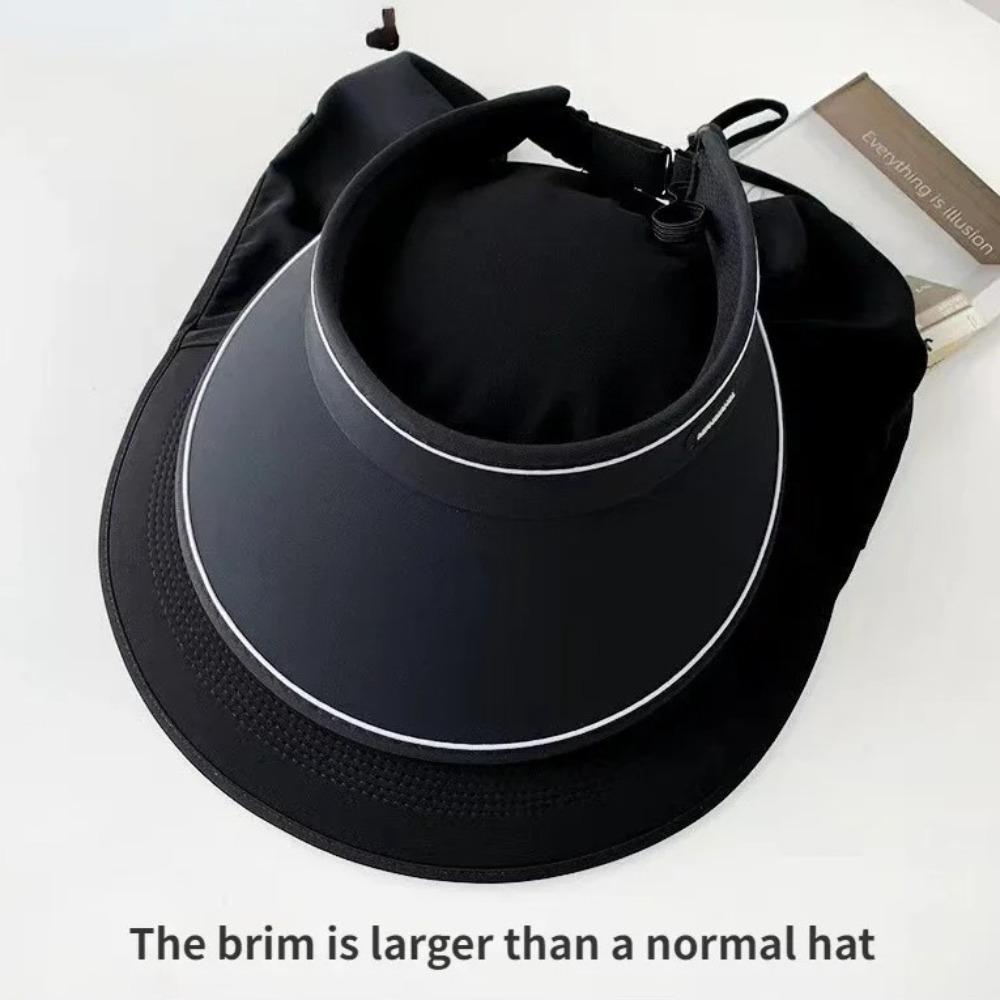 Панама с защитой от УФ-лучей, дышащая женская шляпа с отверстием для хвостика, новая шляпа рыбака, весна-лето