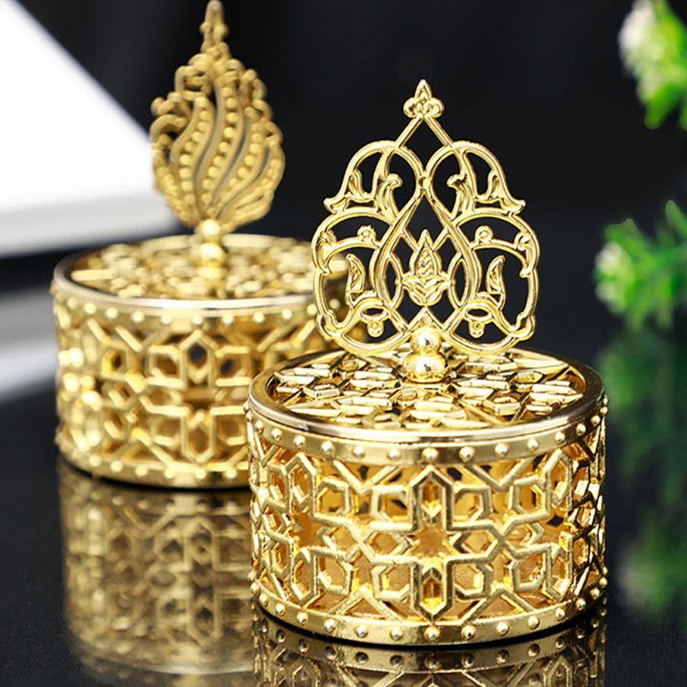Gold-plated Gold Hollow Box Handheld Packaging Gift Box Candy Container Box Gift Box