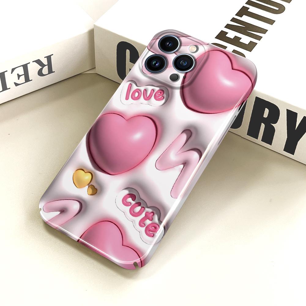 Универсальный чехол для телефона с пленкой и мультяшным модным дизайном, твердый чехол с полным покрытием, защитный чехол для камеры для iPhone, Samsung, Xiaomi, Poco, Redmi, Huawei, Honor