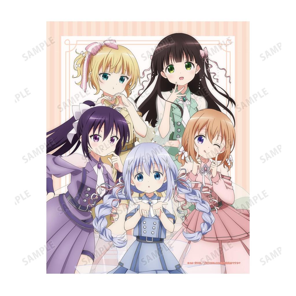 Is the Order a BLOOM Original Illustration Group Idol Uniform Canvas Board Rabbit? Ver.