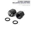 Car Tire Valve Stems Cap With Keychain Anti-Theft Compatible For Mercedes Benz GLK GLA A B C E R G Class C180 W176 S200 S300 UK1