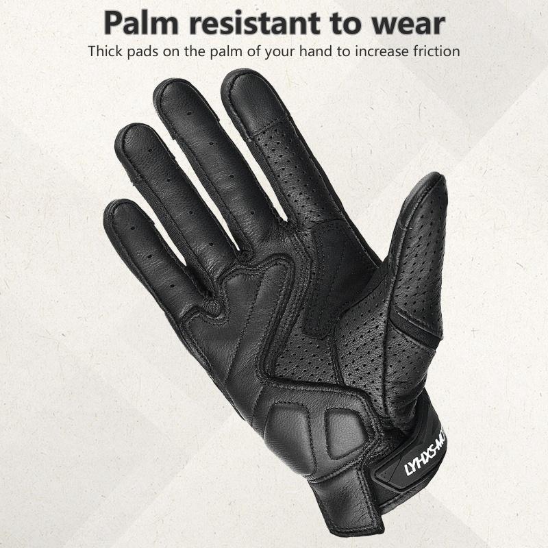 Motorcycle Racing Gloves Equipment Leather Carbon Protection Moto Cross Dirtbiker Riding Motocross Motorcyclist Cycling Glove