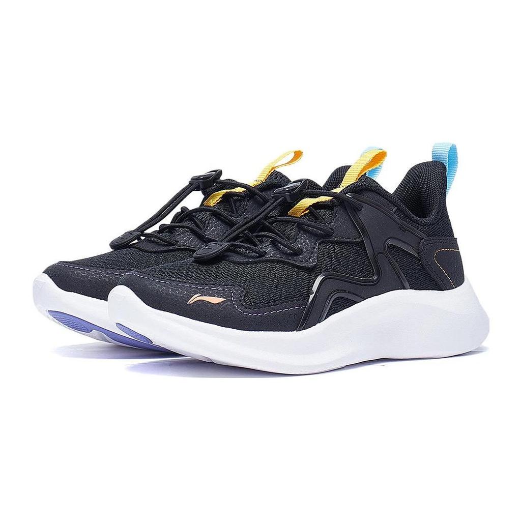 Кроссовки Li Ning Kids Ling Yue 3.5 удобные, амортизирующие, прочные, с низким верхом, детские кроссовки черные YKNT090-1