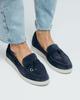 Women's Loafers 5033 37 Blue Suede