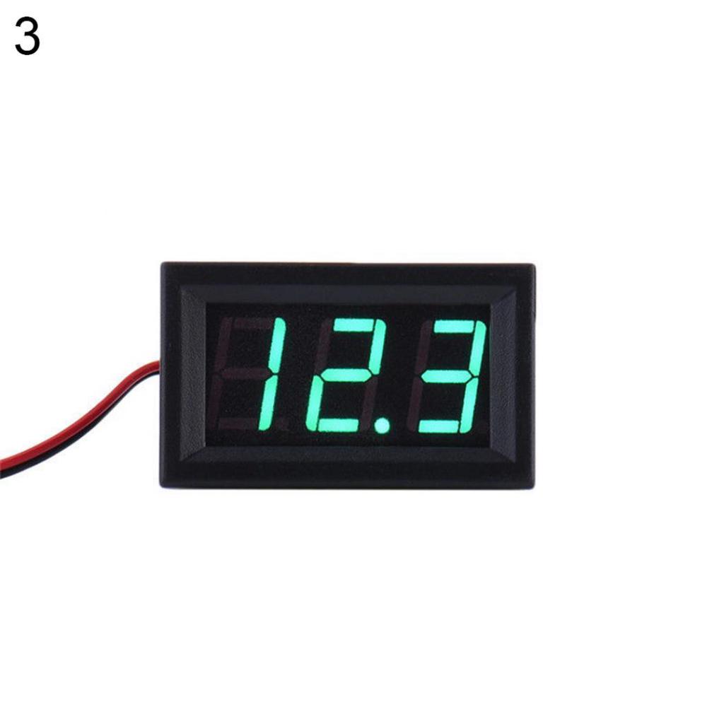 Two-wire DC 5V-120V Digital Display Voltmeter LED Panel Digital Display Voltage Meter Device