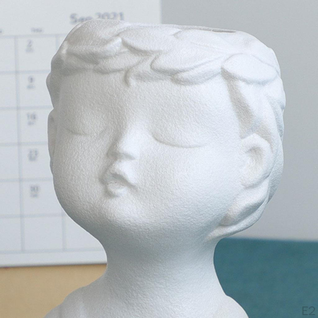 Керамическая ваза, Ваза для цветов в виде человека, Современная минималистичная статуэтка, Скульптура, Держатель, Настольный горшок, Предмет