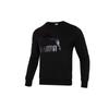 Classics Metallic Logo Print Crew Neck Sweatshirt Men Tops Black 531367-01