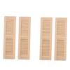2PCS Realistic Miniature Blinds For 1/12 Doll House Window with Wood Grains Detail Doll House Scene Display Accessories