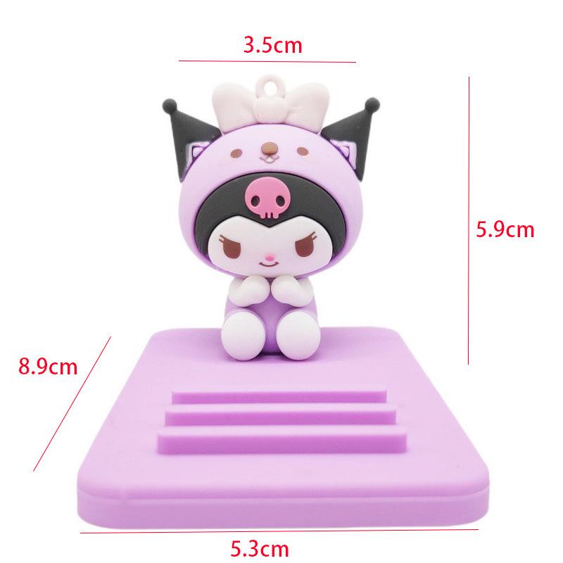 Кросс-бордерный держатель для телефона с мультяшными персонажами Sanrio - Милый настольный и прикроватный кукольный орнамент