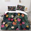 Floral Style - Digital Printed Duvet Kit - Polyester - Bedroom Decor -1 Bed Cover +2 Pillowcase (no Pillow Core)