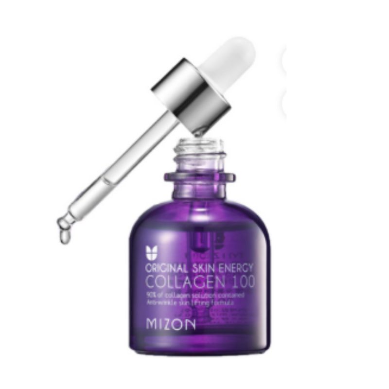 MIZON Collagen 100 Ampoule 30ml – High Concentration Firming & Elasticity Boosting Serum for Plump Youthful Skin
