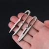 Camping Small Tweezer Titaniums Alloys Tweezer Outdoor Tool Pocket Maintenance Tool Survival Supplies Easy to Use