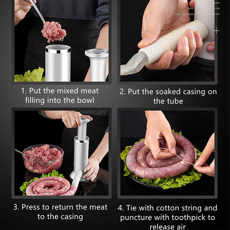 Машина для изготовления фрикаделек, начинка для колбас, двойного назначения, домашний инструмент для изготовления колбас