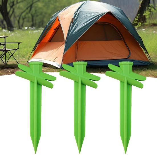 3 шт. прочный колышек для палатки многофункциональный открытый сад двор патио газон кемпинг брезентовый навес ветрозащитный колышек для палатки