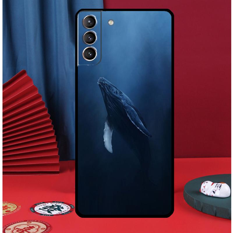 Чехол для телефона 'Плавающий китовый акула в океане' для Samsung Galaxy S24 Ultra S9 S10 S20 S21 S22 Plus S23 FE S25 Ultra Задняя крышка