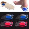 Soft Silicone Increase Heel Support Pad Cup Gel Shock Cushion Orthotic Insole Plantar Care