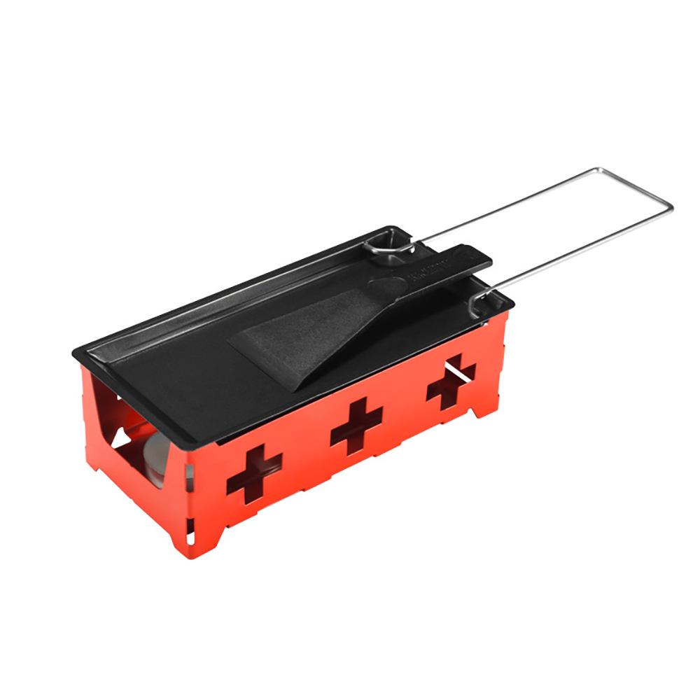 Swiss Cheese Fondue Set: Mini Non-Stick Baking Pan with Candle Holder