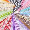50Pcs 10x10cm Cotton Fabric Cloth Mixed Style Patchwork Strips  For DIY Sewing and Handicraft Making