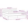 Box Spring Bed with Mattress Light Grey 160 x 200 cm Velvet