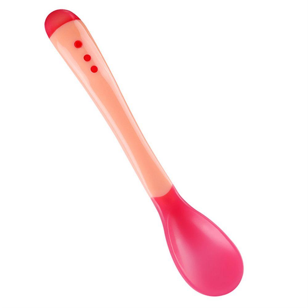 Feeding Tools Feeding Infant Soft Temperature Sensing Spoon Fork Toddler Flatware Silicone Spoon