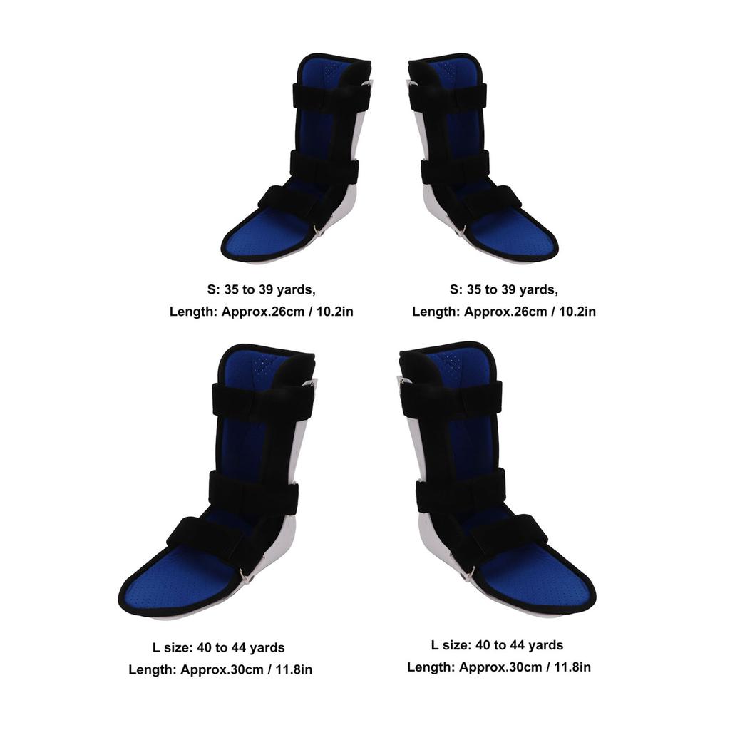 Foot Support Fracture Boot Walking Boot Short Type PVC Laminated Fabric Breathable Adjustable Ankle Fracture Brace for Sprain