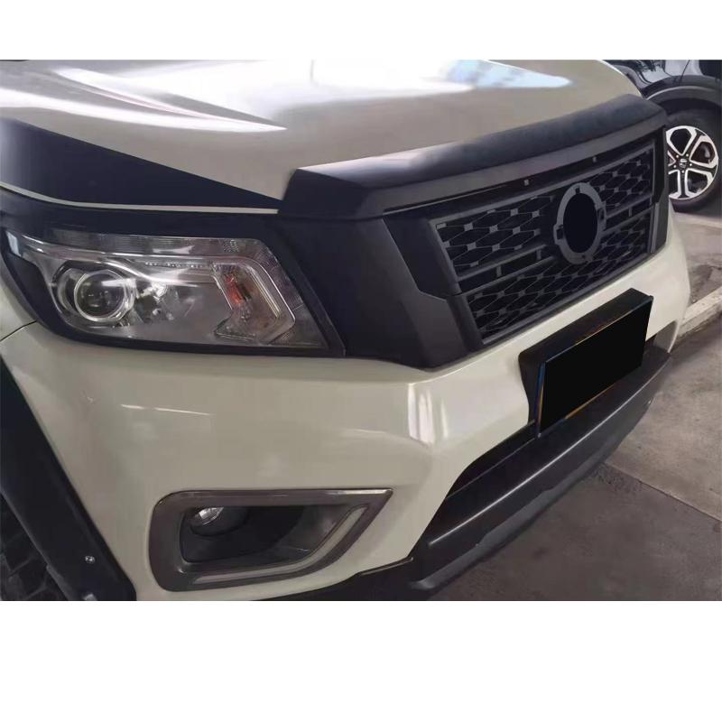 Модифицированная решетка радиатора Для Nissan NAVARA NP300 D23 2015-2020 Передние спортивные решетки радиатора Матово-черная ABS маска бампера