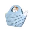 Plastic Bath Basket Handheld Shower Basket Portable Laundry Basket  Bathroom
