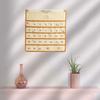 Numbered Wall Mounted With Pockets Hanging Storage Bag Calendar Bag Chart Holder Wall Decor