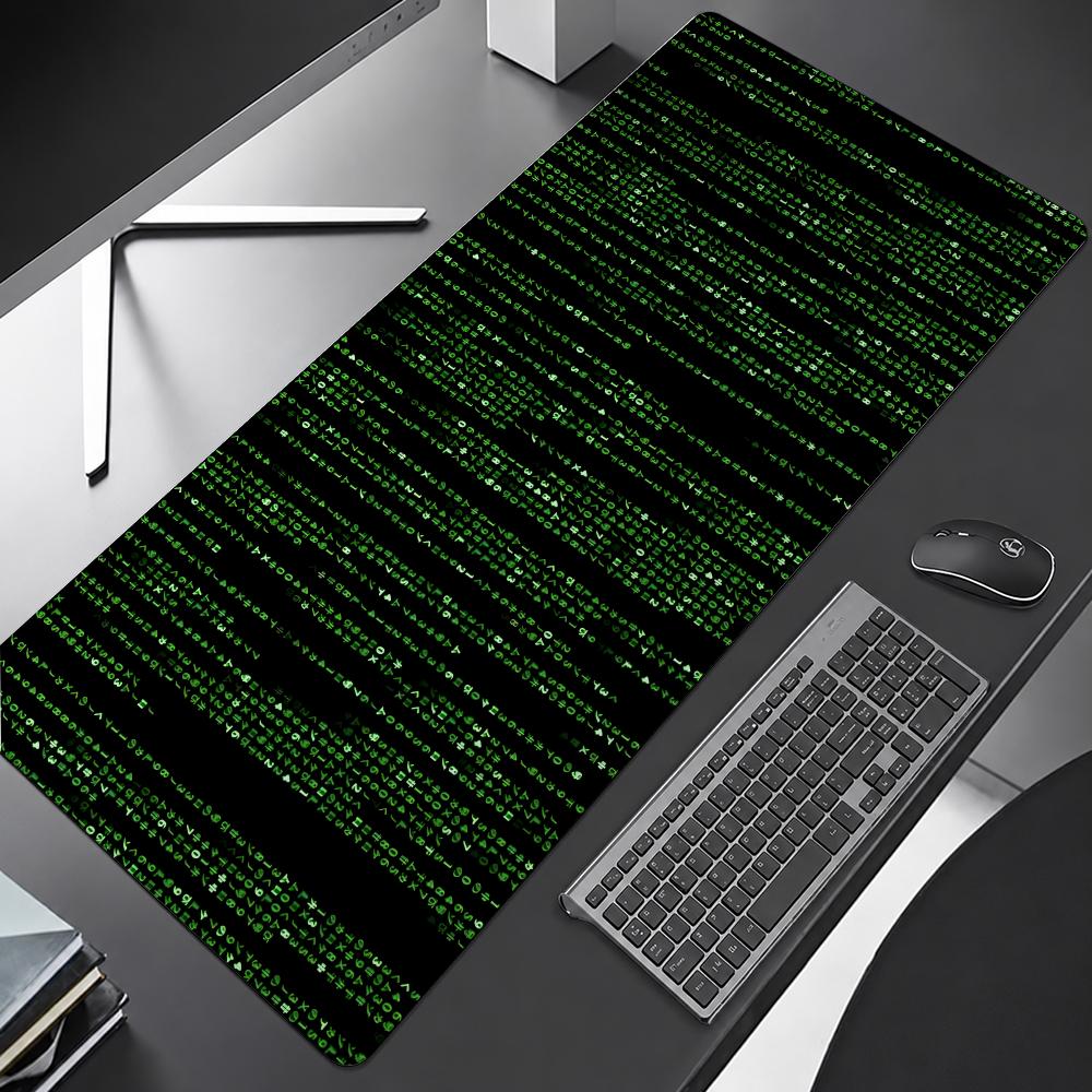 The Matrix Mouse Pad Mousepad Large Gaming Mouse Pad LockEdge Thickened Computer Keyboard Table Desk Mat