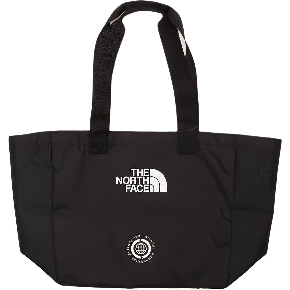 The North Face 34L Large Capacity Logo Print Open Tote Bag Shopping Bag Handheld Shoulder Bag Outdoor Bag Unisex Tote Bags Black NF0A81D9JK3