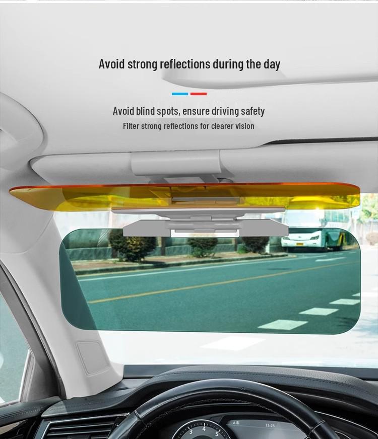 Водительские очки: Дневной и ночной солнцезащитный козырек для автомобиля с антибликовым покрытием и очки ночного видения для защиты глаз