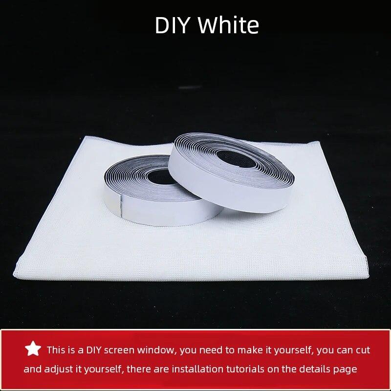 Anti Insect Window Screen Mesh Adjustable DIY Window Net Anti Mosquito Mesh Screen Protectors Bug Curtain Anti Fly Curtain