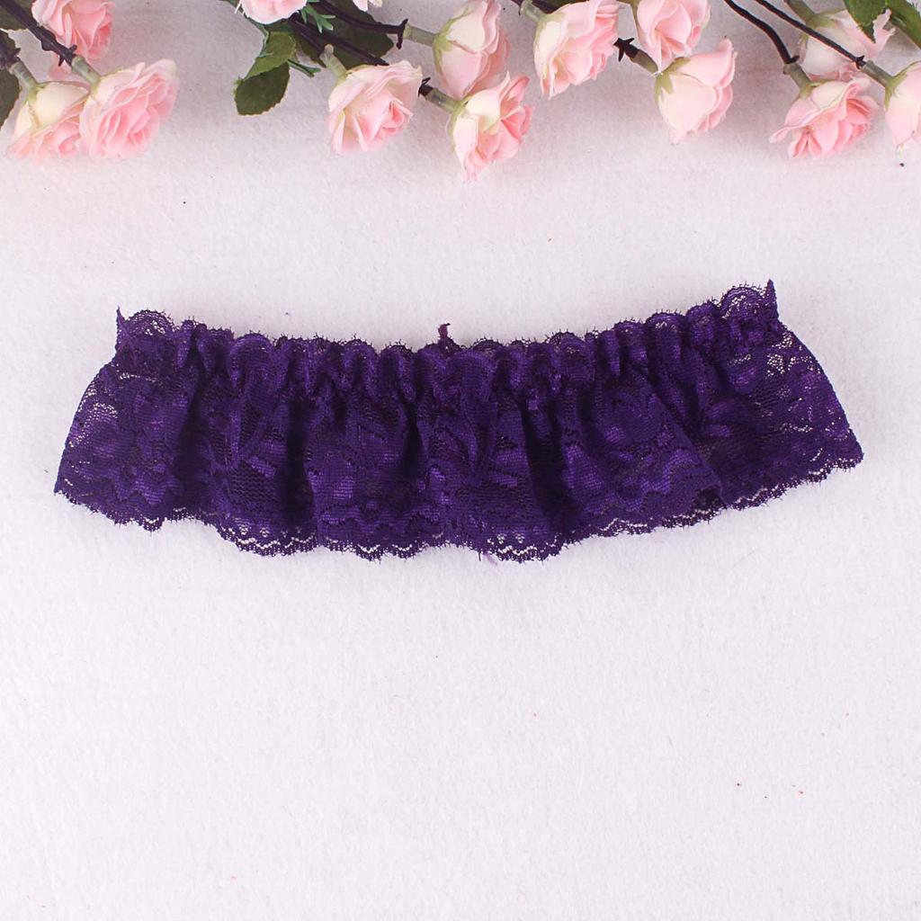 Wedding Garter Lace Floral Sexy Leg Garter Belt White Bowknot Bridal Lingerie Lace Leg Ring Loop Party Cosplay Suspender