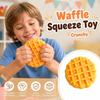 Building Blocks Waffle Squeeze Toy Crunchy Realistic Dessert Pinch  Office Desk Toy