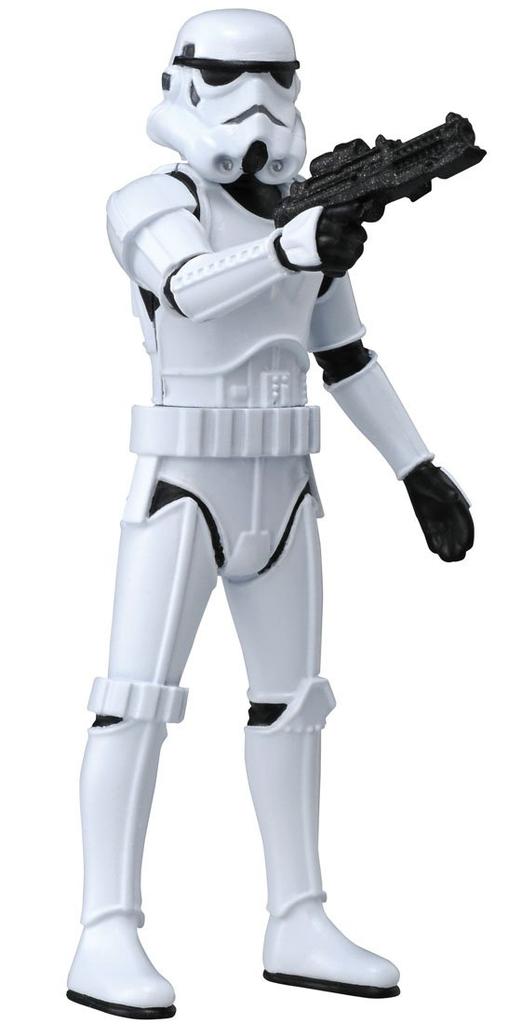 Metacolle Star Wars Stormtrooper 78mm Painted Movable Figure #02 Approx. Die-cast