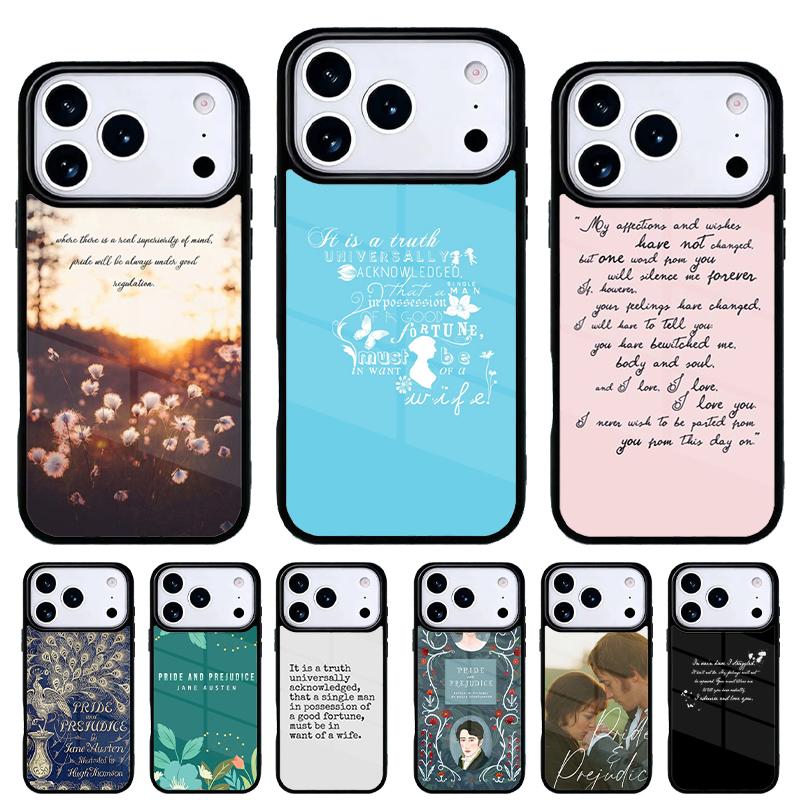 Чехол для телефона «Гордость и предубеждение» для iPhone 17 Air 16e 15 14 13 Pro Max Задняя крышка для 12 11 Pro Coque