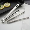Stainless Steel New C Shaped Ice Clamp Hotel KTV Bar Ice Cube Holder Internal Tooth Ice Clamp Creativity Food Tongs