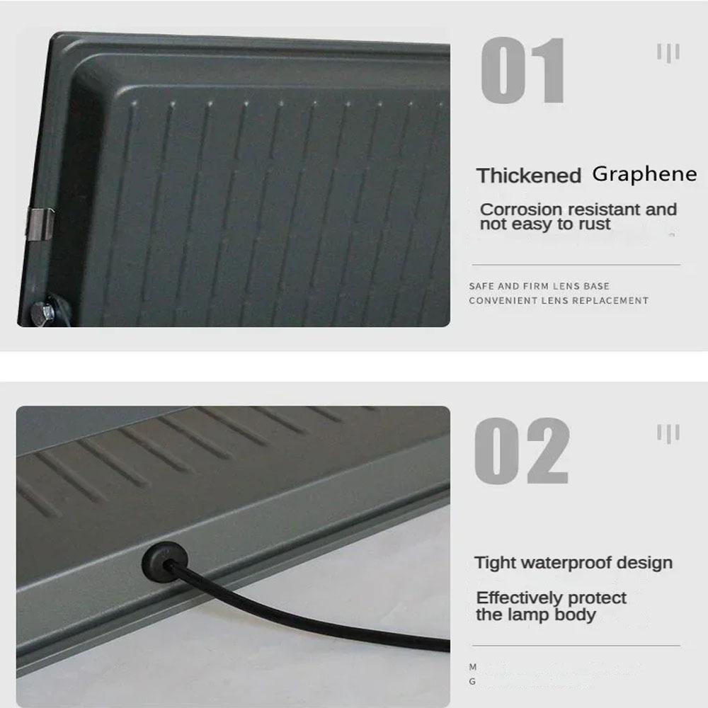 LED Outdoor Floodlight AC220V Spotlight IP66 Waterproof Lamp 50W 100W 200W 300W 500W 600W Led Flood Light Garden Street Lamp