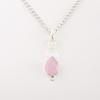 Rose Chalcedony Gemstone 925 Sterling Silver Jewelry Handcrafted Pendant 1.40" PP-12-15