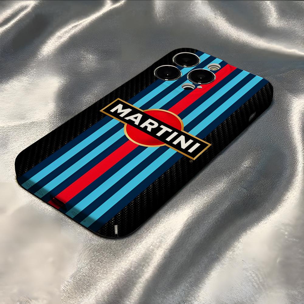 Чехол для телефона Racing Martinis Для iPhone 16 Pro Max 15 Pro 13 14 12 11 8 7 Plus X XR XS Max Всесторонний чехол