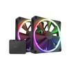 NZXT F140RGB 140mm X2 Black PC Case Fan with RGB Controller FN1767 RF-R14DF-B1