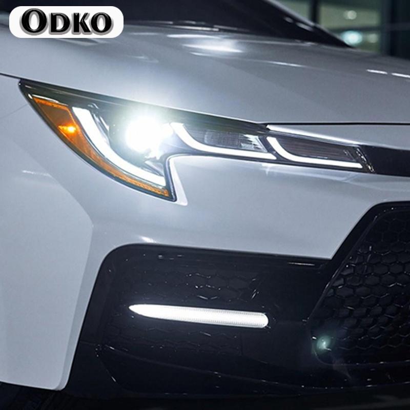 Для Toyota Corolla E210 NMS 2014-2018 Аксессуары Защитная пленка на фары автомобиля Прозрачная черная наклейка из ТПУ на фары
