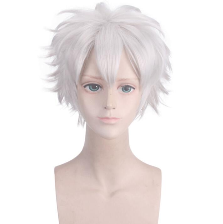 Аниме Годзё Сатору, парики для косплея, аниме дзюдзюцу кайсен, короткие серебряные термостойкие синтетические волосы, вечерние парики для косплея