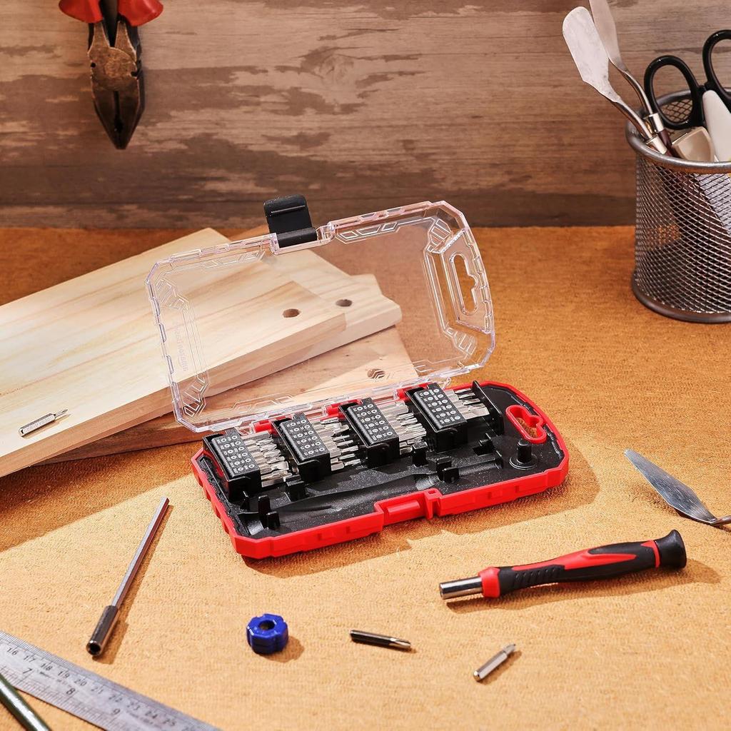 Набор прецизионных отверточных бит, 51 предмет, 17,1 x 9,7 x 2,8 см