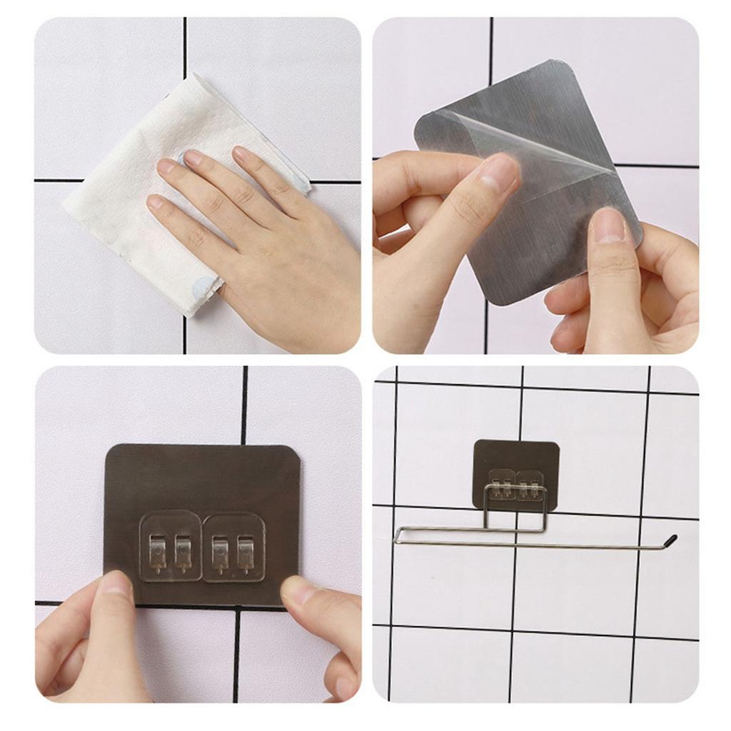 Держатель для полотенец настенный одноразовый держатель для полотенец из нержавеющей стали для кухни и ванной комнаты