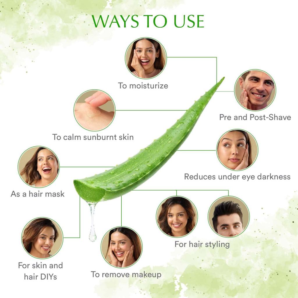 WOW Skin Science Aloe Vera Multipurpose Beauty Gel for Skin Hair 250 Ml Daily Moisturizer & Nourisher