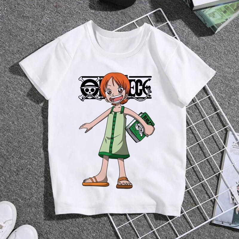 2026 One Piece Luffy Zoro Printed Cotton Shortsleeved Tshirt Cartoon Unisexs and Womens Summer Casual Versatile Top Y2k Tee
