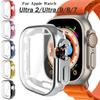 Полный мягкий защитный чехол на 360 градусов для Apple Watch Ultra 2, 49 мм, чехол из ТПУ, защитный чехол для экрана, бампер для iWatch Series 9/7/8, 41 мм, 45 мм, чехол