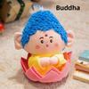 Плюшевый брелок Маленький Будда Мягкая кукла из ПП хлопка Духовный декор Подарок для взрослых